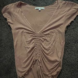 Light pink cropped t-shirt